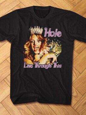 Hole Live Through This Graphic Tee Grunge Aesthetic Shirt